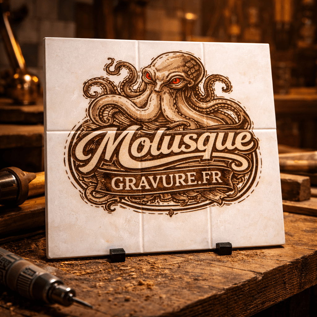 Gravure sur Carrelage 15x15